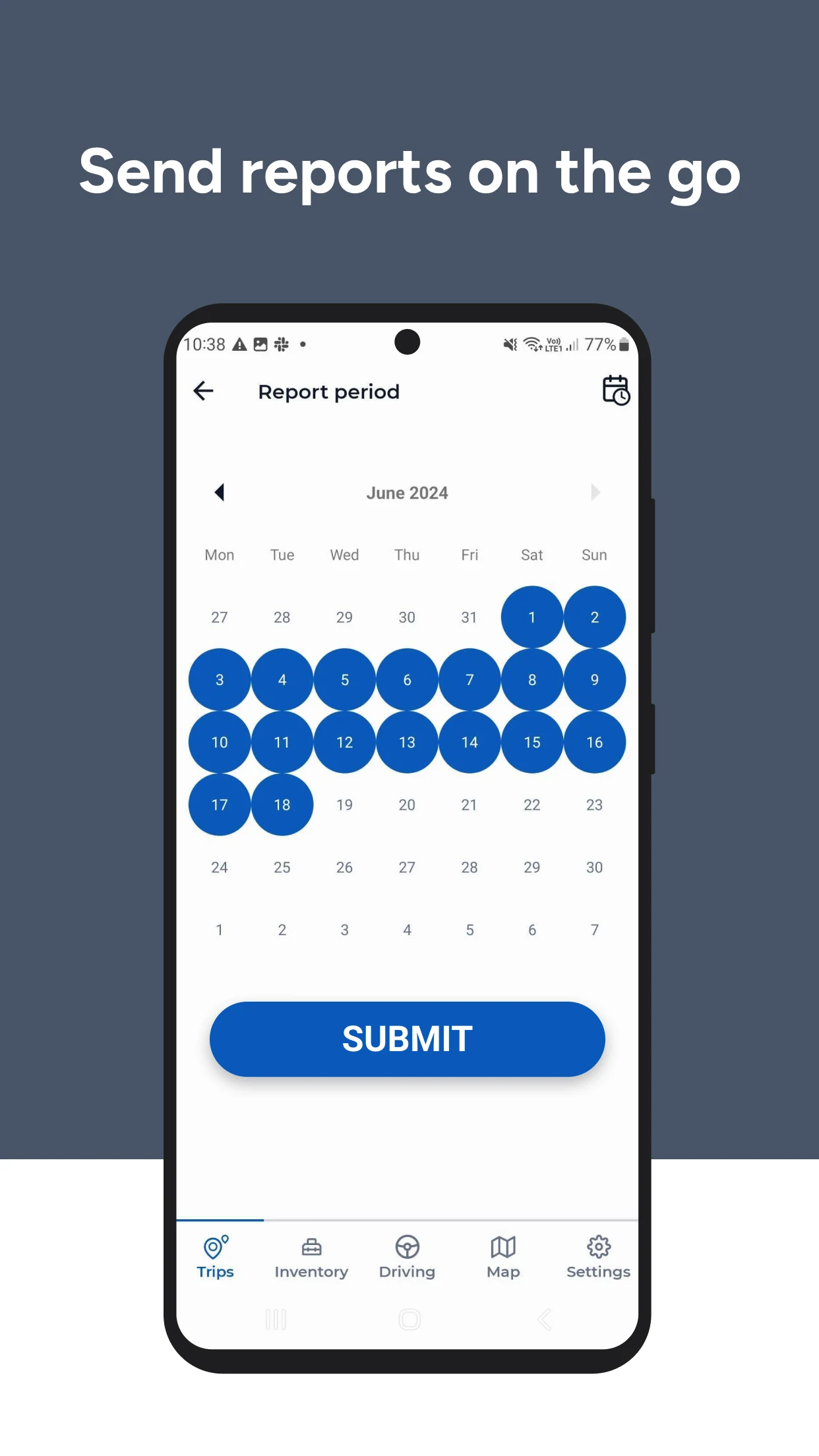 ABAX Driver screenshot
