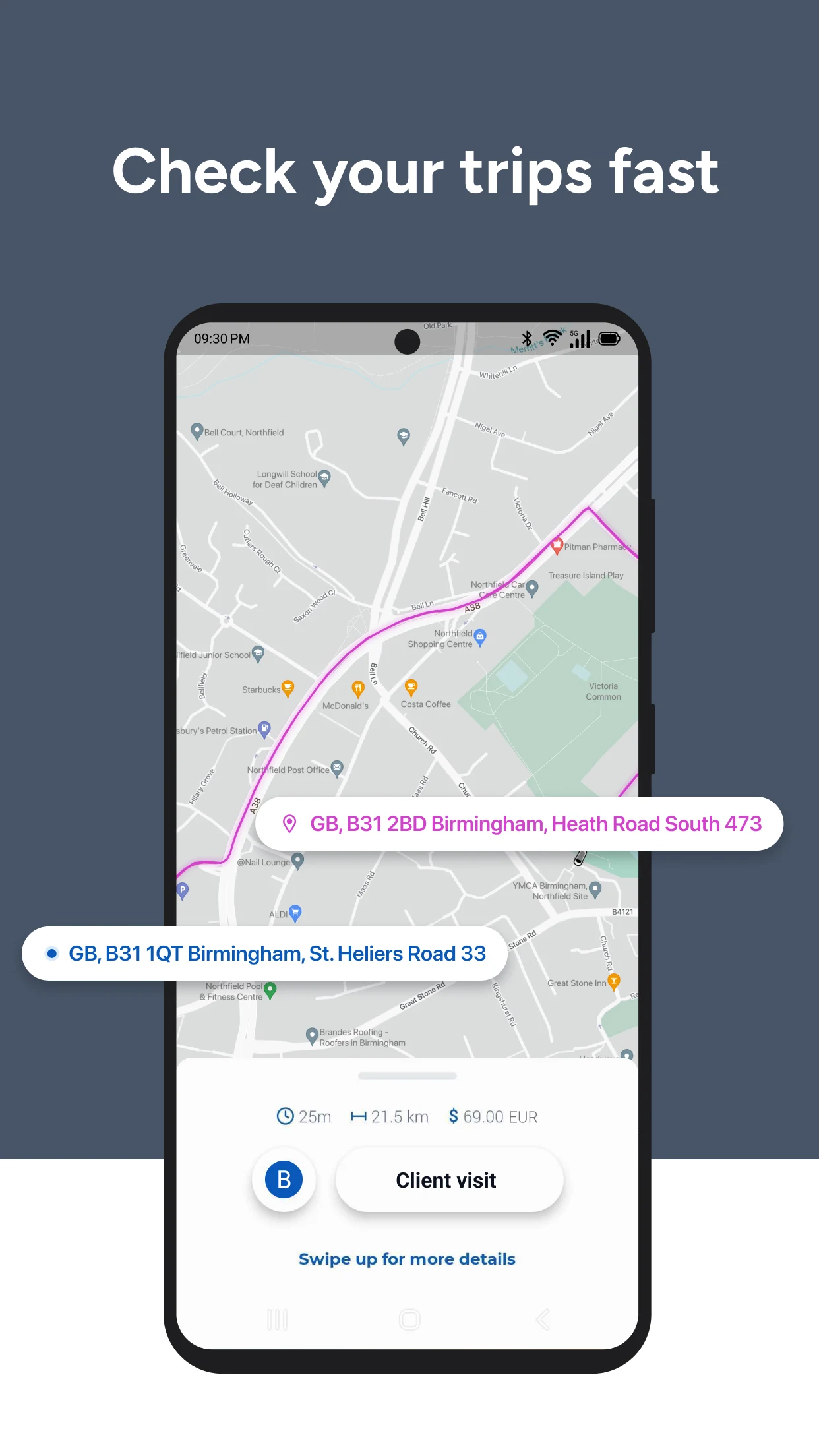 ABAX Driver screenshot